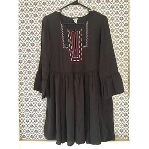 Forever 21 - dark grey flowy dress